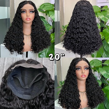 30’ Beach Lush Curly Wig - 250g with 5*5 Closure - Chinese Virgin SDD Quality - Natural Black