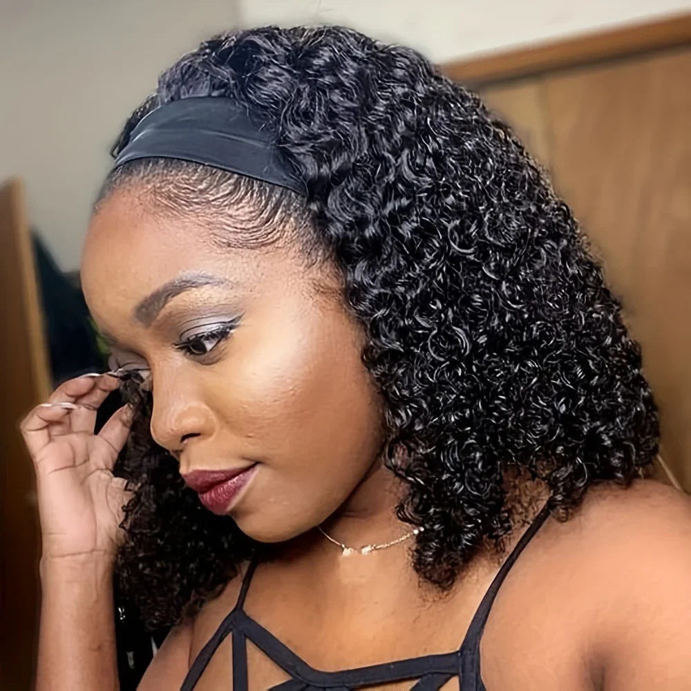 Human Hair Headband Wig