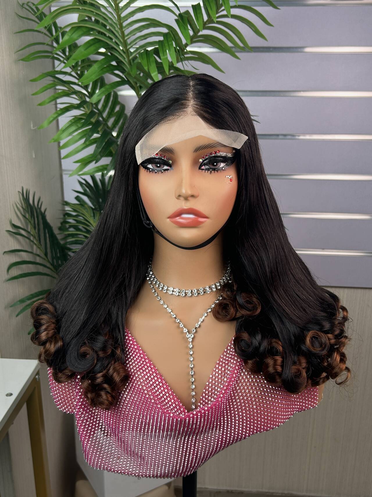 18' Ada Tip Bouncy Remy Wig - Brown