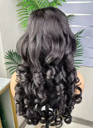 18’ Amara Remy Wavy Wig - 250g with 5*5 Closure - Chinese Virgin SDD Quality- Natural Black