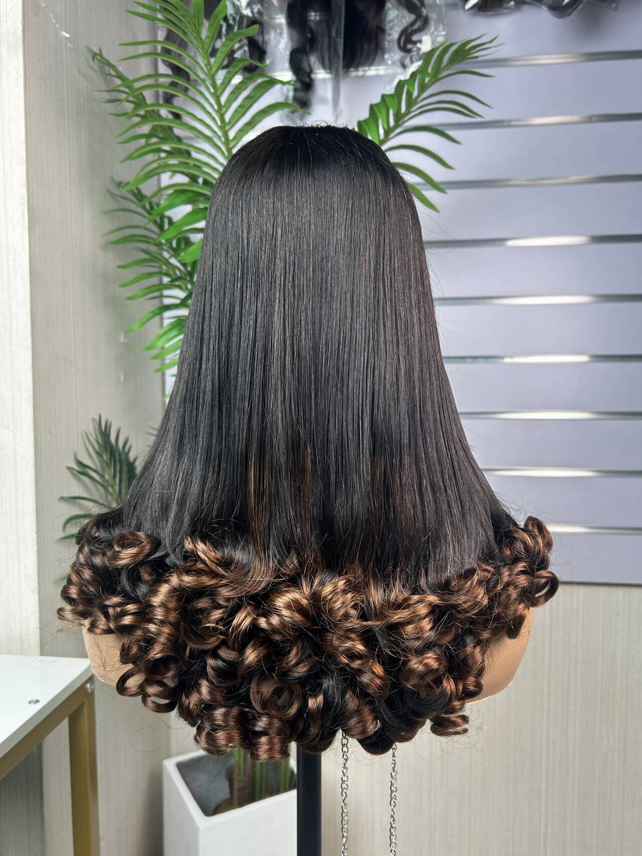 18' Ada Tip Bouncy Remy Wig - Brown