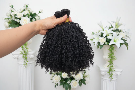 Pixie Curly Braiding Hair Bulk – 100% Premium Human Hair