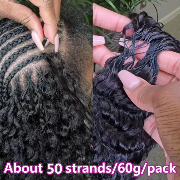 Pixie Curls Miracle Knot Crochet -  Virgin Human Hair